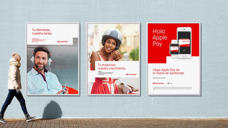 西班牙Santander銀行LOGO設計，改善用戶體驗是王道-5