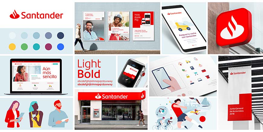 西班牙Santander銀行LOGO設計，改善用戶體驗是王道-6